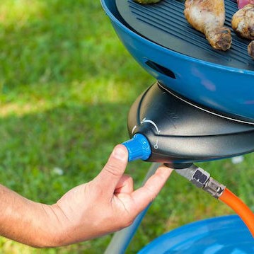 Campingaz Party Grill 600R Φορητή Ψησταριά Υγραερίου Σχάρας 52x52εκ. με 1 Εστία 4kW