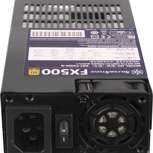 Silverstone FX500-G 500W Μαύρο Τροφοδοτικό Υπολογιστή Full Wired 80 Plus Gold