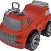 Big Power Worker Maxi Firetruck Περπατούρα Αυτοκινητάκι Ride On για 12+ Μηνών Κόκκινη