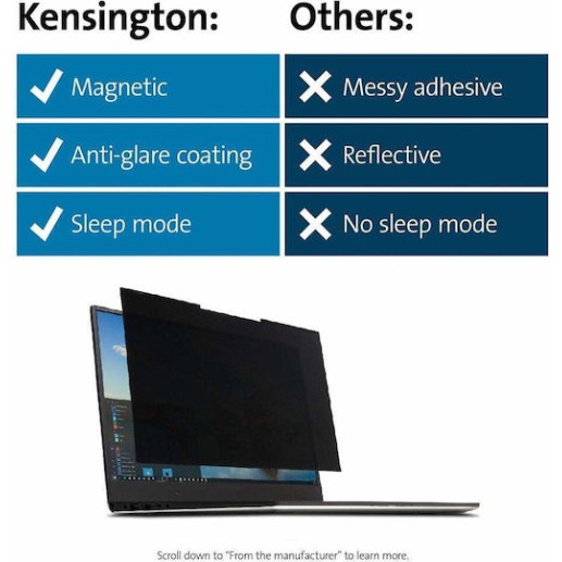 Kensington Φίλτρο Οθόνης Magnetic 14