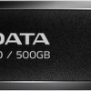 Adata SC610 500GB USB 3.2 SSD Stick Μαύρο