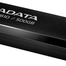 Adata SC610 500GB USB 3.2 SSD Stick Μαύρο