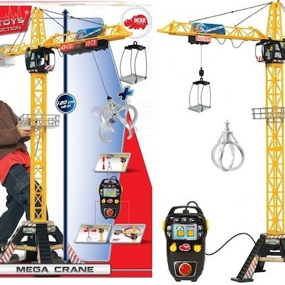 Dickie Mega Crane Τηλεκατευθυνόμενο Δομικό Όχημα
