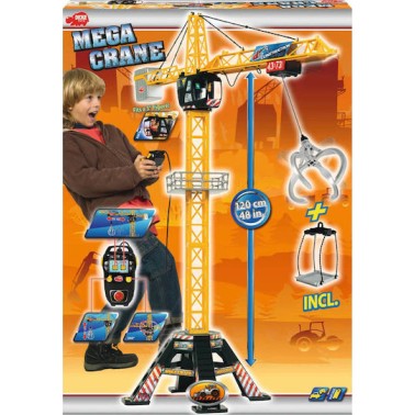 Dickie Mega Crane Τηλεκατευθυνόμενο Δομικό Όχημα