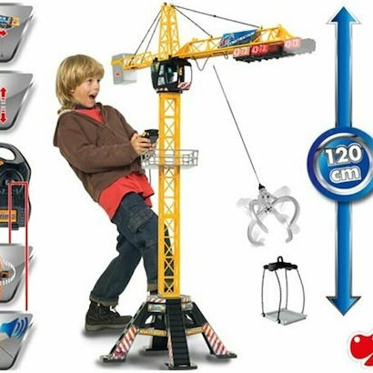 Dickie Mega Crane Τηλεκατευθυνόμενο Δομικό Όχημα