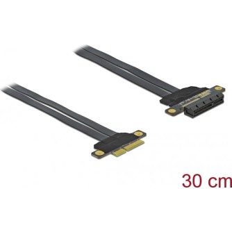 DeLock Riser Card PCI Express x4 to x4 with flexible cable 30 cm