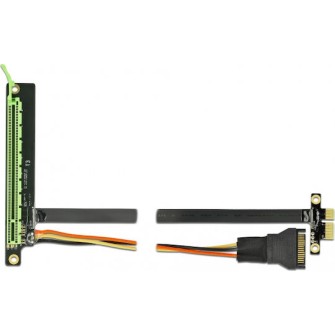 DeLock Riser Card PCI Express x4 to x4 with flexible cable 30 cm