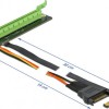 DeLock Riser Card PCI Express x4 to x4 with flexible cable 30 cm