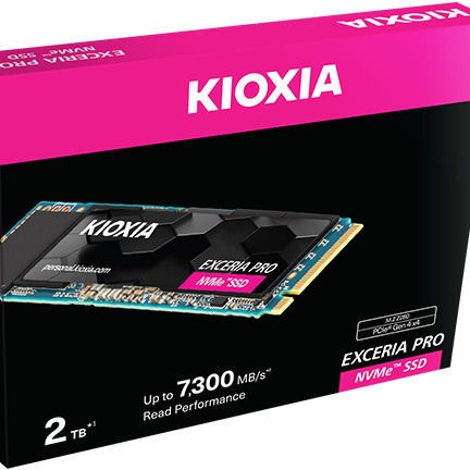 Kioxia Exceria Pro SSD 2TB M.2 NVMe PCI Express 4.0