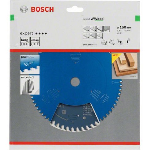 Bosch Δίσκος Κοπής Ξύλου 160mm 2608644015