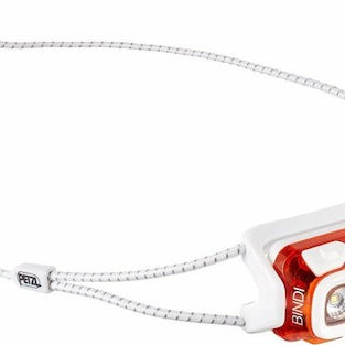 Petzl Επαναφορτιζόμενος Φακός Κεφαλής LED IPX4 με Μέγιστη Φωτεινότητα 200lm Bindi Orange