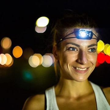 Petzl Επαναφορτιζόμενος Φακός Κεφαλής LED IPX4 με Μέγιστη Φωτεινότητα 200lm Bindi Black