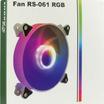 Argus RS-061 RGB Case Fan 120mm με Σύνδεση 4-Pin PWM Λευκό
