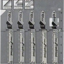 Bosch T101AOF Λάμες Clean for Hard Wood για Ξύλο 83mm 5τμχ