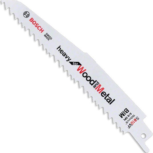 Bosch S610VF Λάμες Heavy for Wood and Metal για Μέταλλο και Ξύλο 5τμχ