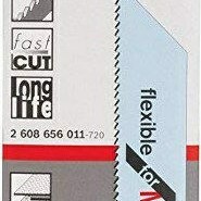 Bosch S 522 BF Λάμες Flexible for Metal για Μέταλλο 100mm 5τμχ