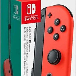 Nintendo Joy-Con Ενσύρματο Gamepad για Switch Neon Red