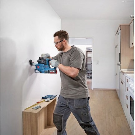 Bosch GBH 18V-22 PROFESSIONAL Κρουστικό Σκαπτικό Πιστολέτο Μπαταρίας 18V 2x4Ah με Υποδοχή SDS Plus