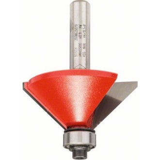 Bosch Φρέζα για Διαμόρφωση Ακμών σε Ξύλο 44mm x 8mm με Οδηγό και Ρουλεμάν