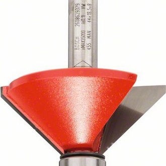 Bosch Φρέζα για Διαμόρφωση Ακμών σε Ξύλο 44mm x 8mm με Οδηγό και Ρουλεμάν