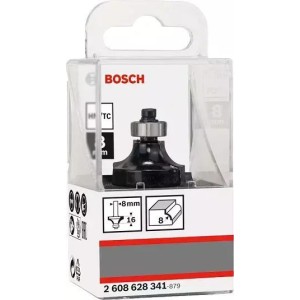 Bosch Φρέζα Στρογγυλέματος σε Ξύλο 28.7mm x 53mm x 8mm με Οδηγό και Ρουλεμάν