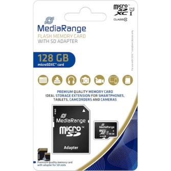 MediaRange MR945 microSDXC 128GB Class 10 U1 UHS-I