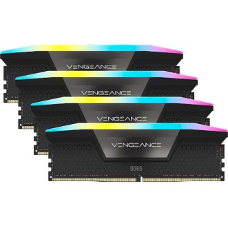 Corsair Vengeance RGB XMP DDR5 128GB RAM με 4x32GB Modules και Ταχύτητα 5600 για Desktop
