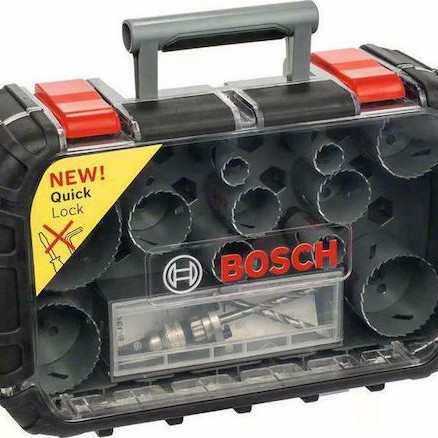 Bosch Σετ Ποτηροπρίονα με Διάμετρο από 20mm έως 76mm για Ξύλο και Μέταλλο