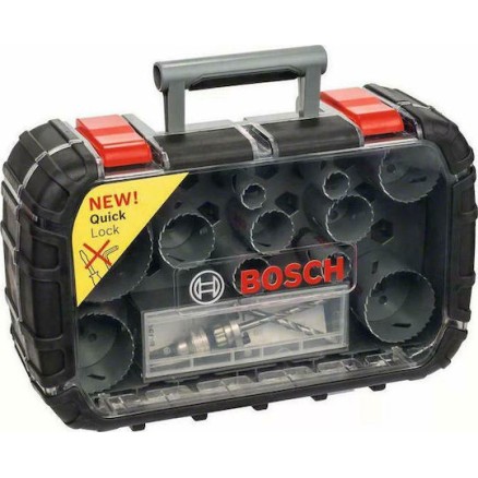 Bosch Σετ Ποτηροπρίονα με Διάμετρο από 20mm έως 76mm για Ξύλο και Μέταλλο