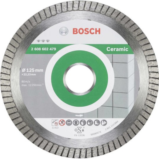 Bosch Δίσκος Κοπής Δομικών Υλικών 125mm 2608602479
