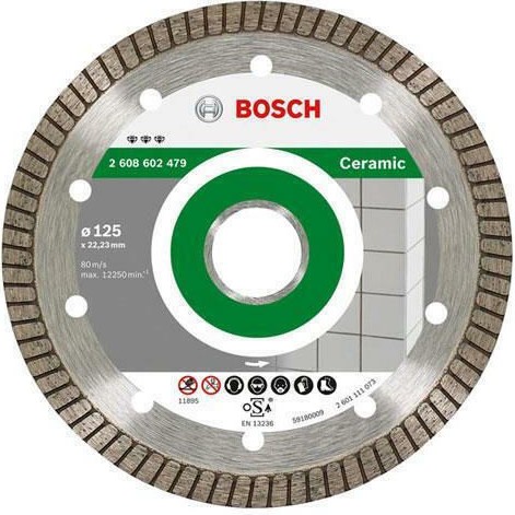 Bosch Δίσκος Κοπής Δομικών Υλικών 125mm 2608602479