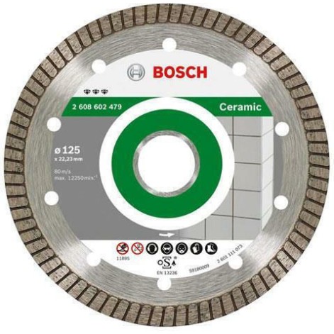 Bosch Δίσκος Κοπής Δομικών Υλικών 125mm 2608602479