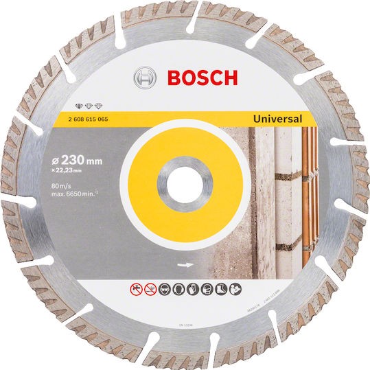 Bosch Standard Δίσκος Κοπής Δομικών Υλικών 230mm 10τμχ 2608615066