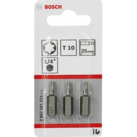 Bosch Σετ 3 Μύτες Κατσαβιδιού Torx