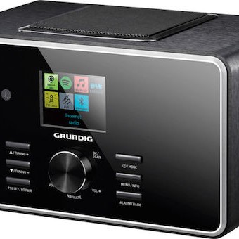 Grundig DTR 6000 Επιτραπέζιο Ραδιόφωνο Ρεύματος DAB+ με Bluetooth και USB Μαύρο