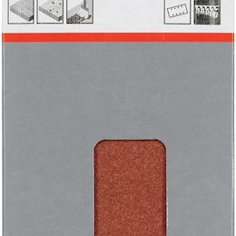 Bosch Φύλλο Λείανσης Παλμικού Τριβείου K120 με Τρύπες 93x186mm Σετ 10τμχ