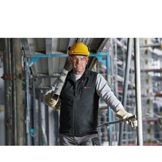 Bosch Ανδρικό Γιλέκο Εργασίας Θερμαινόμενο Μαύρο