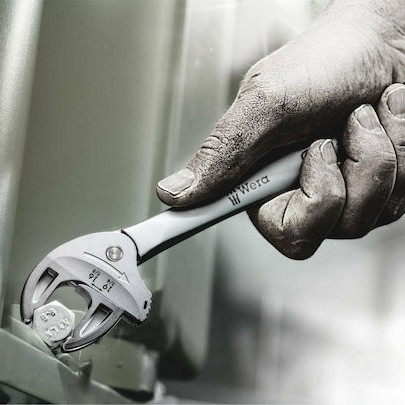 Wera Γαλλικό Κλειδί Μήκους 188mm με Άνοιγμα Σιαγόνων έως 16mm