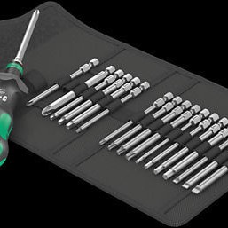 Wera Κατσαβίδι με 15 Εναλλασσόμενες Μύτες Kraftform Kompakt Turbo Imperial 1