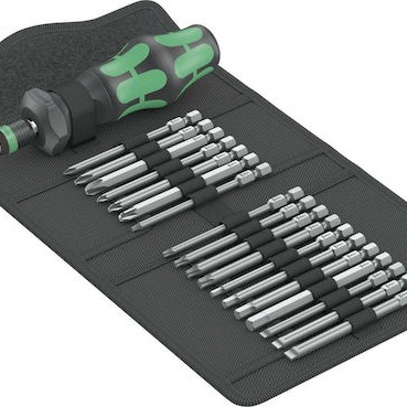 Wera Κατσαβίδι με 19 Εναλλασσόμενες Μύτες Kraftform Kompakt Turbo