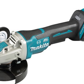 Makita Τροχός 125mm Μπαταρίας Brushless με Ρύθμιση Στροφών 2x5Ah