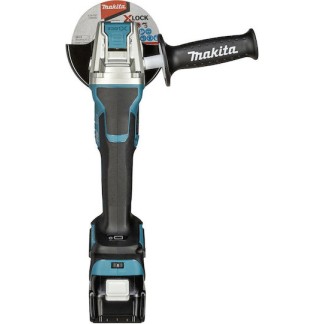 Makita Τροχός 125mm Μπαταρίας Brushless με Ρύθμιση Στροφών 2x5Ah