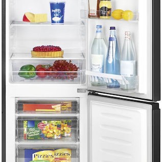 Bomann Ψυγειοκαταψύκτης 175lt Υ143xΠ49.5xΒ56.2εκ. Μαύρος KG 320.2