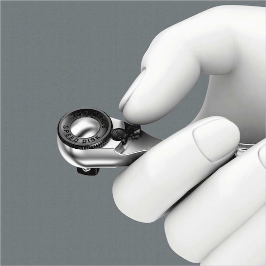 Wera Καστάνια 8008 A Zyklop Mini 60 Δοντιών με Καρέ 1/4