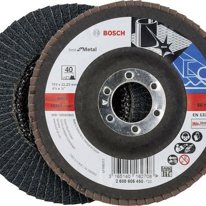 Bosch X571 Δίσκος Λείανσης Μετάλλου 115mm