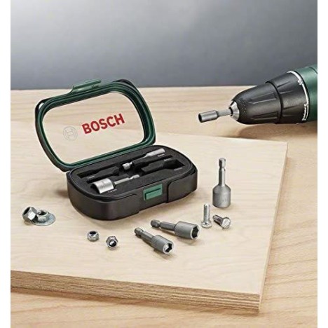 Bosch Μαγνητικά Καρυδάκια Εξάγωνα με Καρέ Υποδοχής HEX Σετ 6τμχ