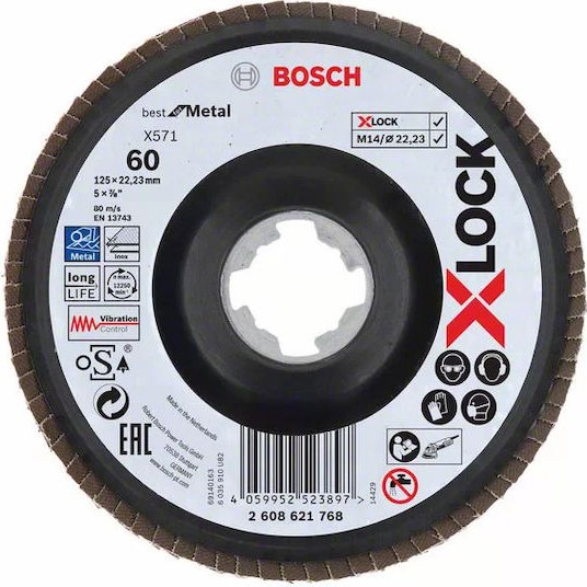 Bosch X571 Δίσκος Λείανσης Μετάλλου 125mm