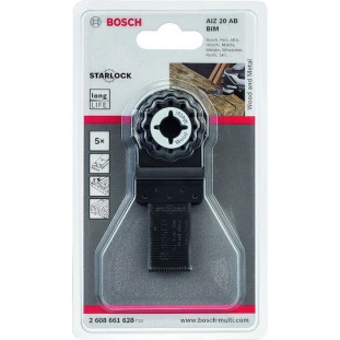 Bosch Σκαρπέλα Μετάλλου 20x20mm Bimetal Pmf/gop Starlock 2608661628 5τμχ