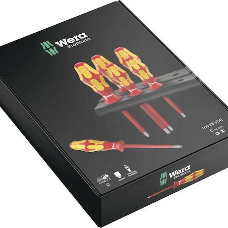 Wera Σετ 6 Κατσαβίδια Ηλεκτρολόγου 1000V 160 i/6