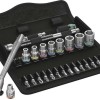 Wera 8100 SA 10 Metal Ratchet Set Καστάνια με Καρυδάκια 1\4